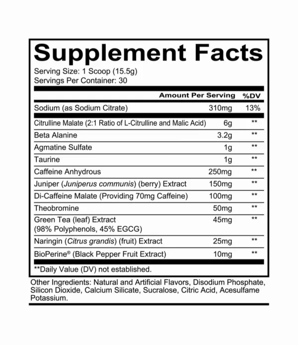 Redcon1 Total War Pre Workout - Image 3