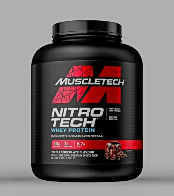 Nitro-Tech Whey Protein- 4Lbs (1.81kg)