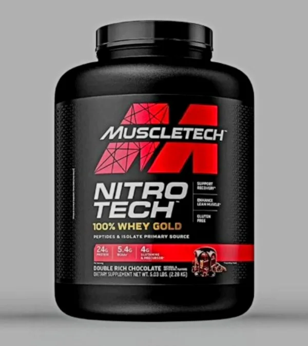 Nitro-Tech 100% Whey Gold - 5Lbs (2.27kg)