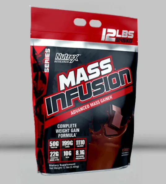 Nutrex Mass Infusion 12 lbs (76 Scoops)