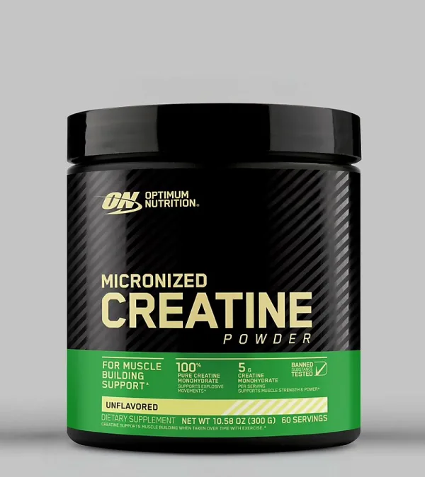 Optimum Nutrition Micronized Creatine Monohydrate Powder - 300g (60 Servings)
