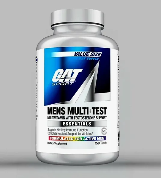GAT SPORT Men's Multi + Test, Premium Multivitamin Tablets (150 tablets)
