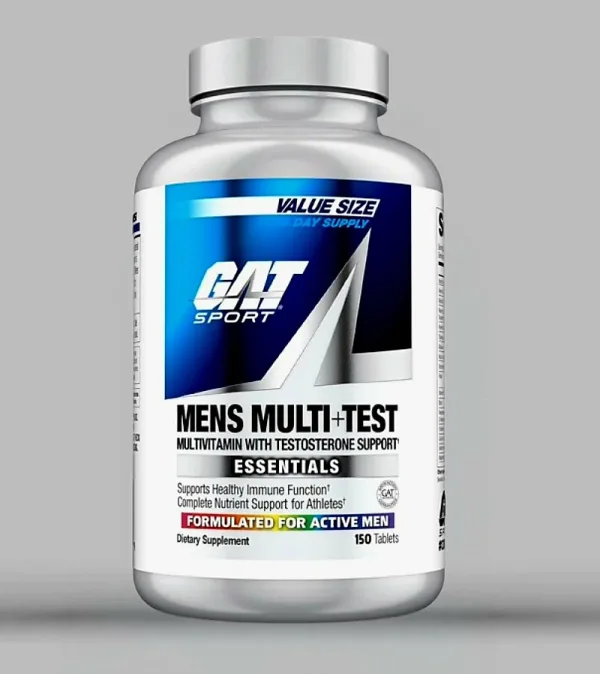 GAT SPORT Men's Multi + Test, Premium Multivitamin Tablets (150 tablets)
