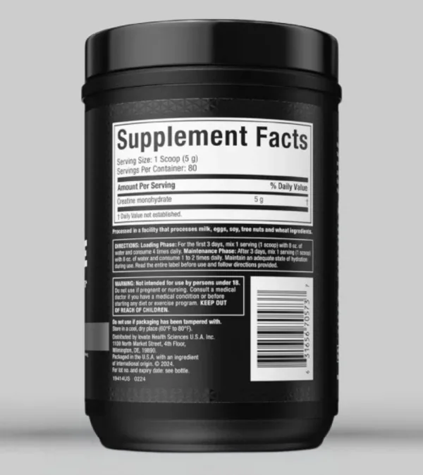 Muscletech Platinum 100% Creatine Monohydrate 400g - Image 2