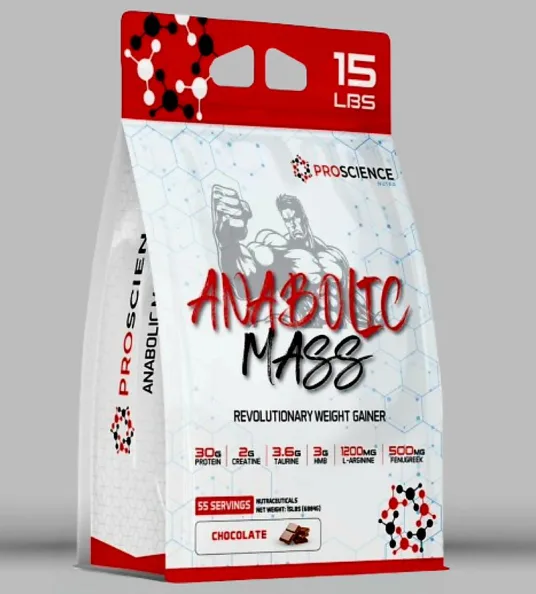 ProScience Nutra Anabolic Mass Revolutionary Weight Gainer 15 LBS