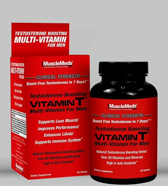 MuscleMeds Vitamin T - Multivitamin + Test Booster