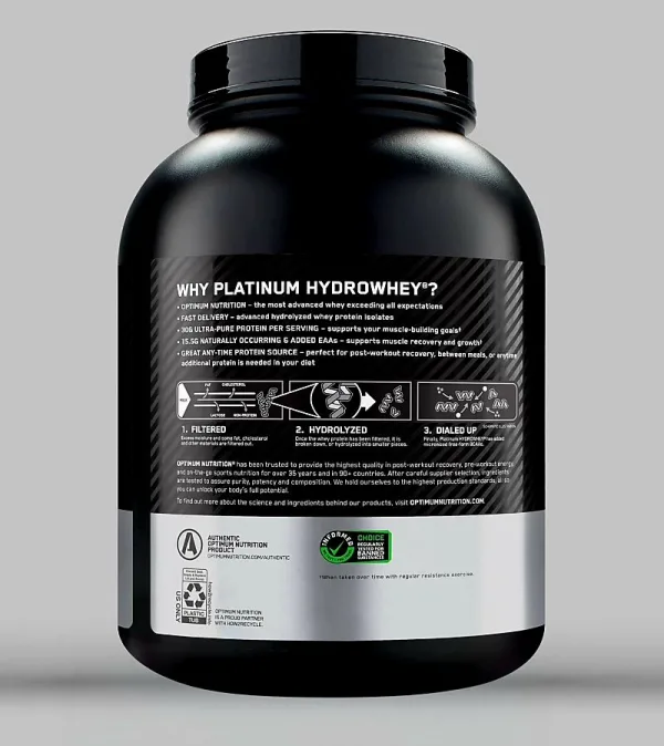 ON Platinum Hydro Whey Protein 3.61Lb (1.64kg)