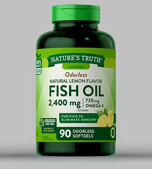 Natures Truth Fish Oil 2400mg - 90 Softgels