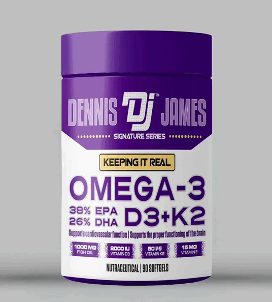 DJ Omega 3  D3 + K2 - 90 Softgels