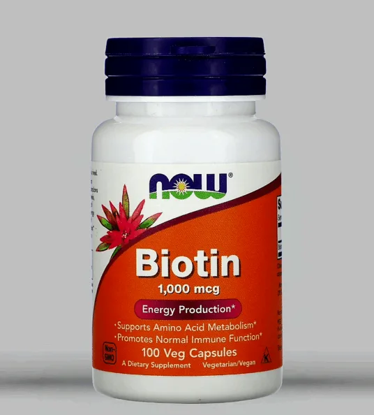NOW Biotin 1,000mcg - 100 Capsules