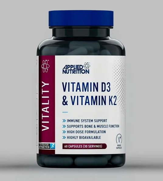 Applied Nutrition Vitamin D3 & Vitamin K2 - 60 Caps