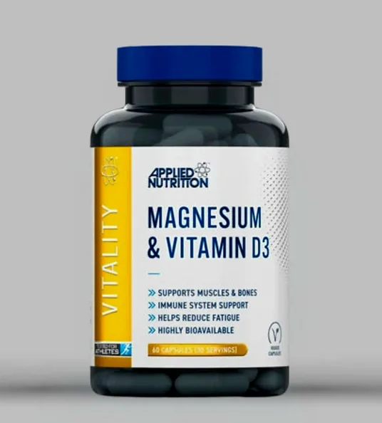 Applied Nutrition Magnesium & Vitamin D3 - 60 Caps